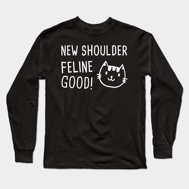 New Shoulder | Joint Replacement Hip Surgery Long Sleeve T-Shirt by MeatMan